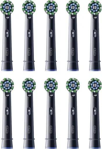Koka furçe elektrike Oral B CrossAction, set 10 copë, e zezë