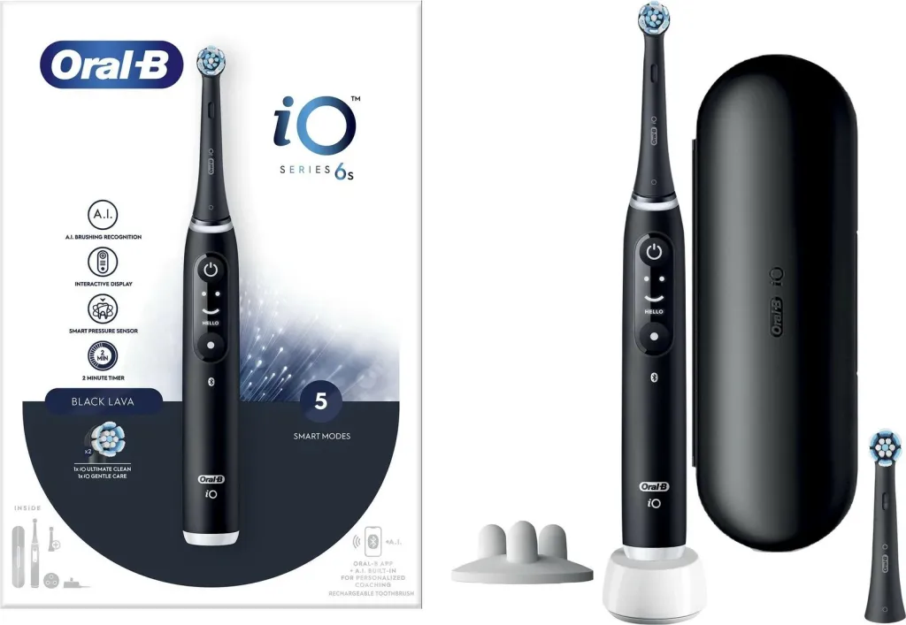 Furçë dhëmbësh magnetike Oral-B iO 6s, e zezë - 3