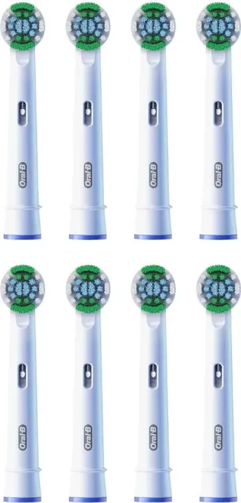 Koka furçe elektrike Braun Pro Precision Clean, set 8 copë, të bardha