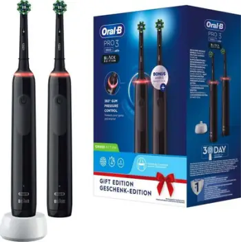 Furçë dhëmbësh elektrike Oral-B Pro 3 3900 Duo, e zezë