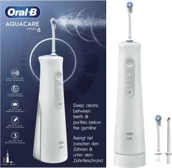 Irigator oral pa kabllo Oral-B AquaCare 6 Pro-Expert, 0.15 L, e bardhë