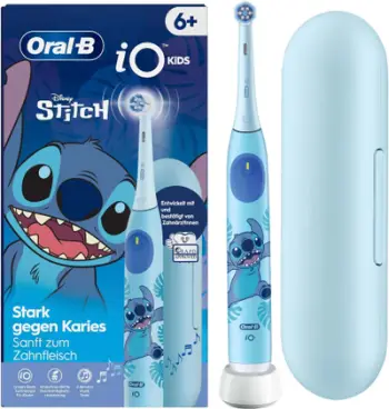 Furçë dhëmbësh elektrike Oral-B iO Kids, 3 mënyra pastrimi, ngjyrë kaltër, me etui