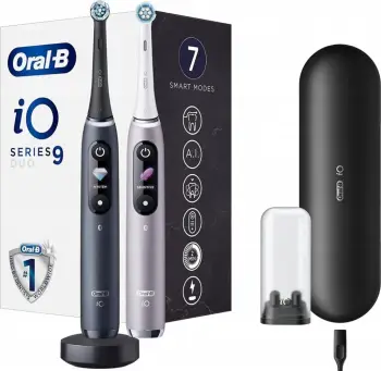 Furçë dhëmbësh sonike Oral-B iO Series 9, Duo Black Rose
