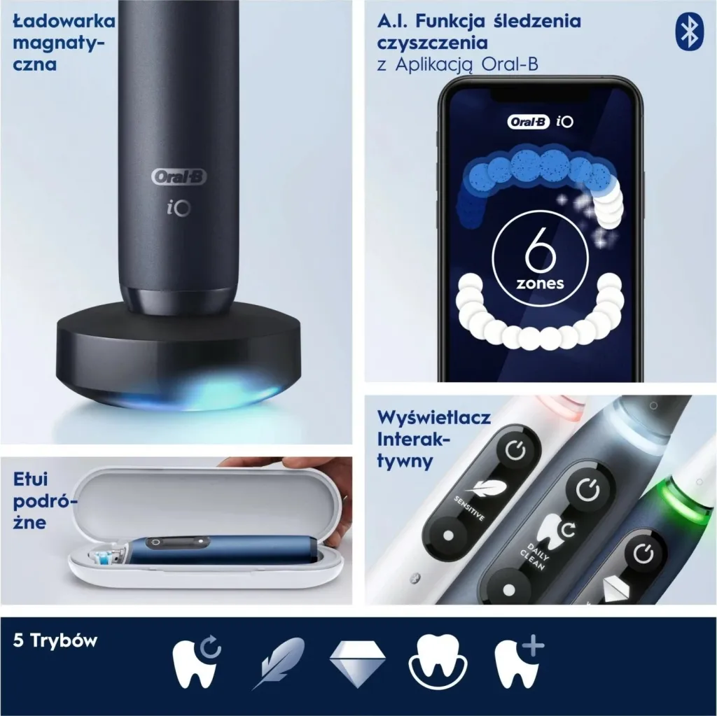 Furçë dhëmbësh magnetike Oral-B iO Series 7, granat - 2