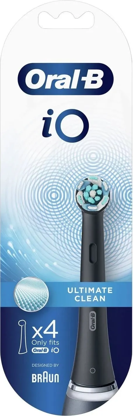 Koka furçe Oral B iO Ultimate Clean, set 2 copë, e zezë - 3