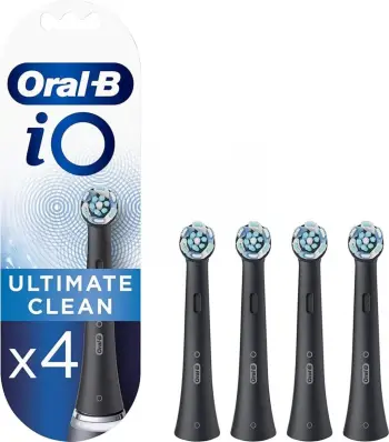Koka furçe Oral B iO Ultimate Clean, set 2 copë, e zezë