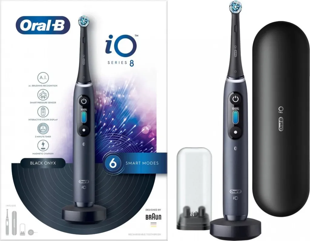 Furçë dhëmbësh magnetike Oral-B iO Series 8, e zezë - 3