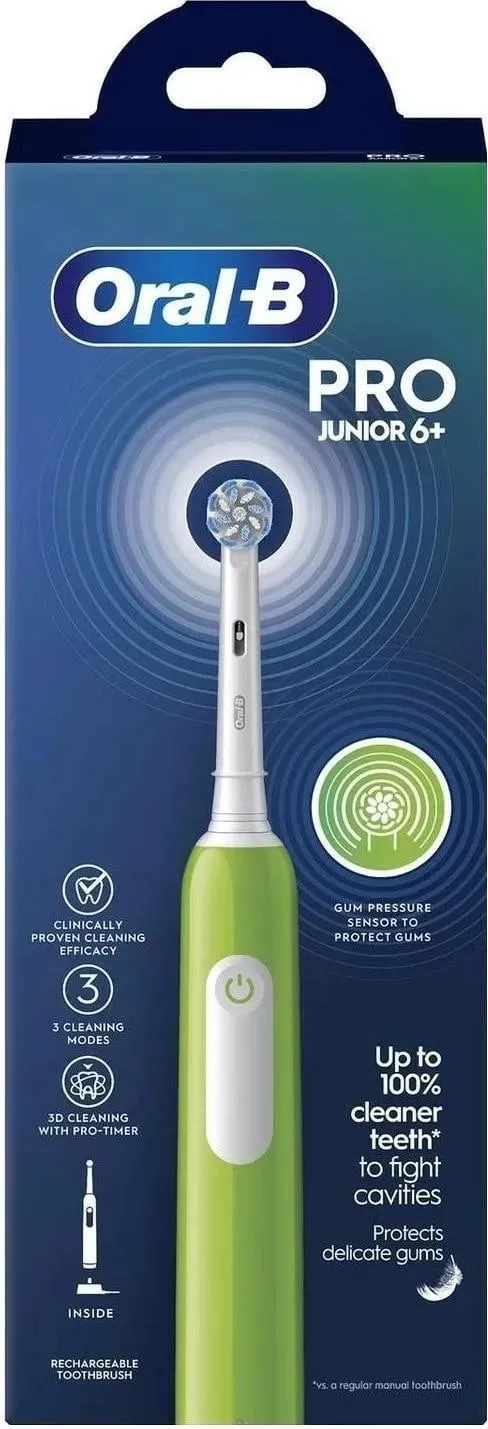 Brushë elektrike Oral-B Pro Junior 6+, e gjelbër - 1