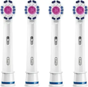 Koka zëvendësuese për furçë dëmbësh Oral-B 18-4 3D White, 4 copë