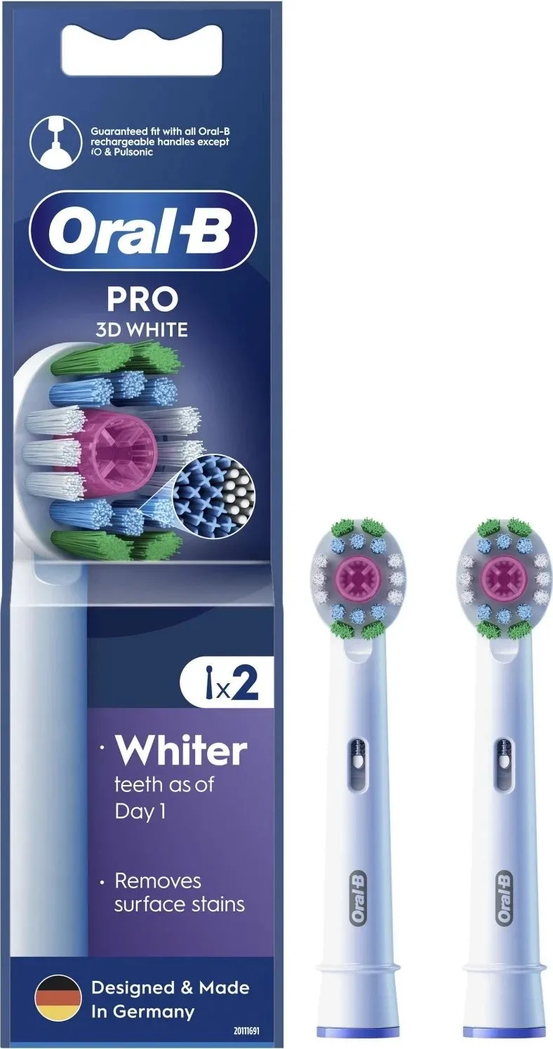Koka furçe për dhëmbë Oral-B EB 18 3D White, e bardhë - 1