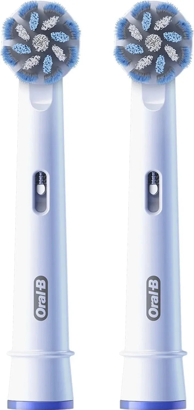 Koka e furçës për dhëmbë Oral-B EB60X Sensitive Clean, 2 copë, e bardhë - 2