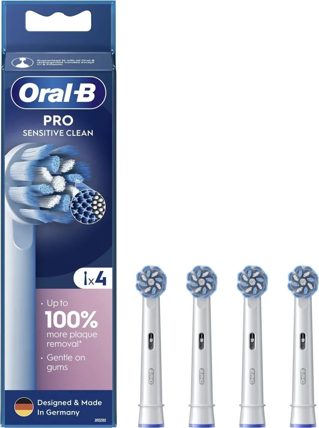 Koka e furçës Oral-B EB60X Sensitive Clean, e bardhë - 1