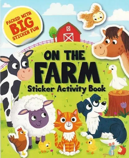 On the farm sticker activity book - 1