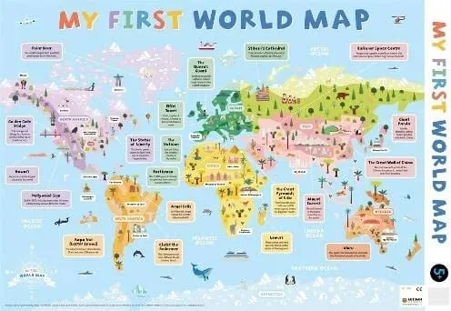 My first world map - 1