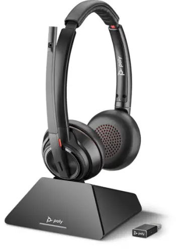 Kufje Poly Savi 8220 UC M USB-A, të zeza