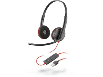 Kufje Plantronics Poly Blackwire C3220, USB, të zeza - 3