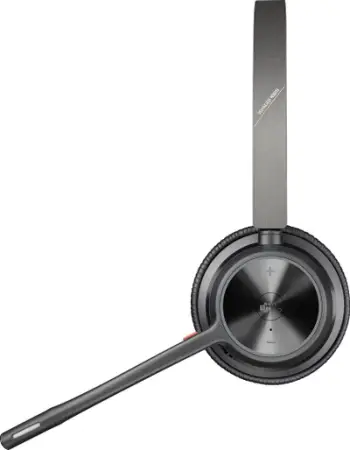Kufje me Bluetooth Poly Voyager 4320 UC MS Teams, USB-A, 50 m rreze, të zeza