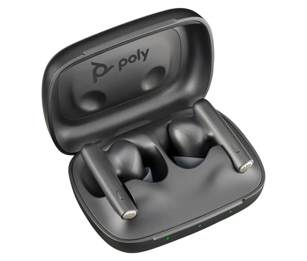 Dëgjuese Poly Voyager Free 60 UC, +BT700, USB-C, të zeza - 3