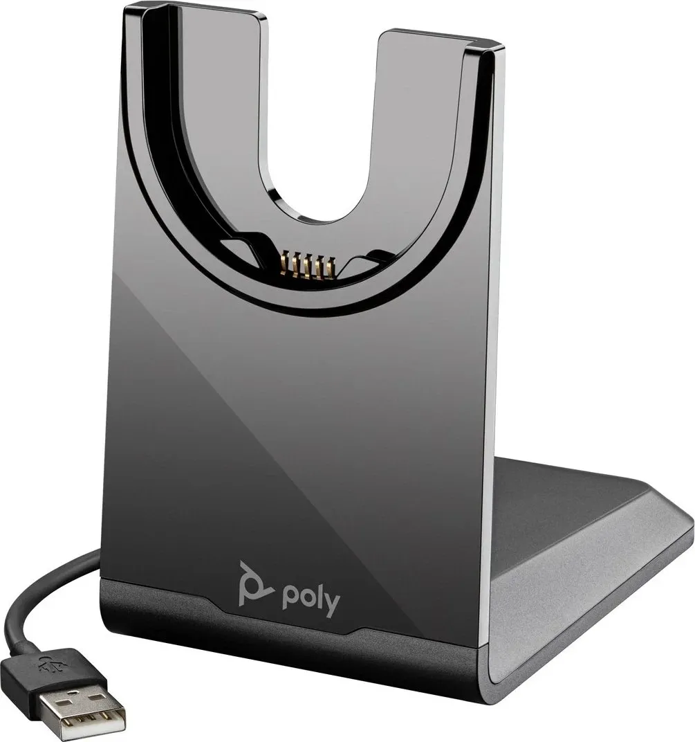 Kufje Poly Voyager Focus 2 UC, USB-A/USB-C, të zeza - 1