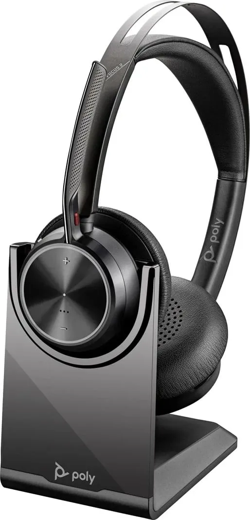 Kufje Poly Voyager Focus 2 UC, USB-A/USB-C, të zeza - 8