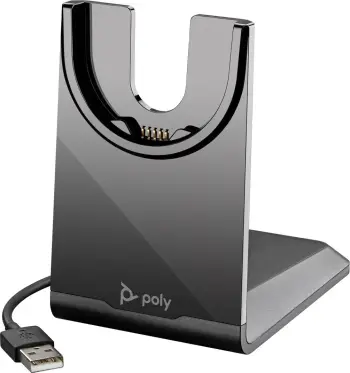 Kufje Poly Voyager Focus 2 UC, USB-A/USB-C, të zeza