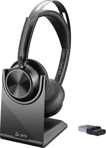 Kufje Poly Voyager Focus 2 UC, të zeza