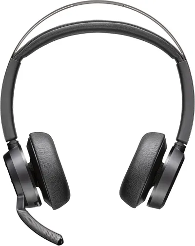 Kufje Poly Voyager Focus 2, Wireless, të zeza - 1