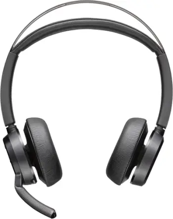 Kufje Poly Voyager Focus 2, Wireless, të zeza
