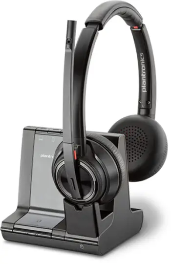 Kufje Poly SAVI W8220/M, MS, të zeza