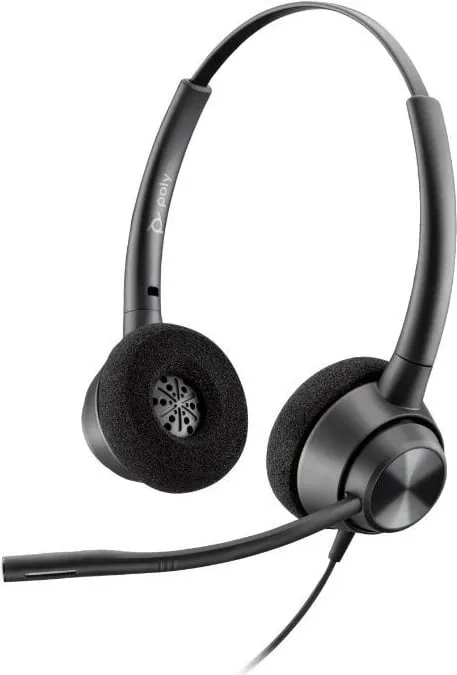 Kufje me mikrofon, HP Poly, EncorePro 320 (767G0AA), stereo, USB-A, kabllo 2–7 m, e zezë - 1