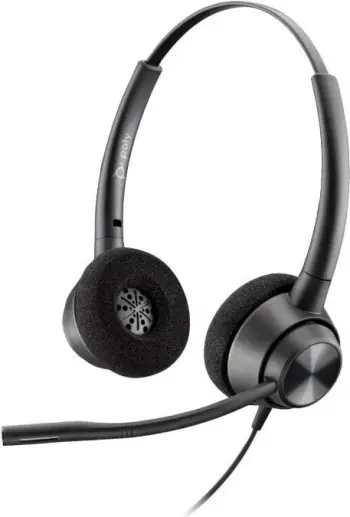Kufje me mikrofon, HP Poly, EncorePro 320 (767G0AA), stereo, USB-A, kabllo 2–7 m, e zezë