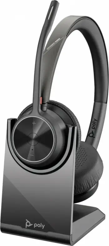 Kufje wireless Poly Voyager 4320 UC, USB-A, të zeza