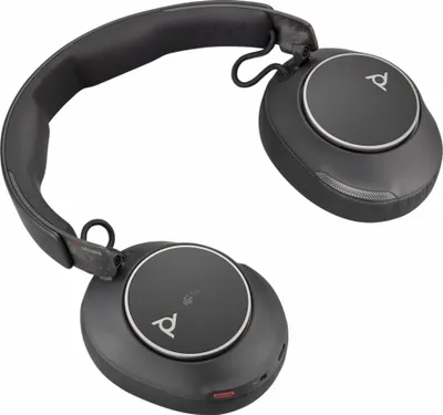 Kufje Poly Voyager Surround 80 UC MS, wireless Bluetooth, ANC, të zeza - 2