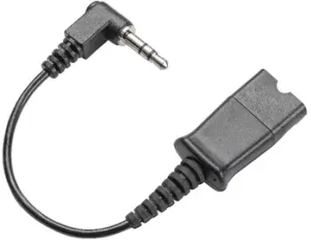 Kabllo audio HP Poly, 3.5mm në QD, 3m, e zezë