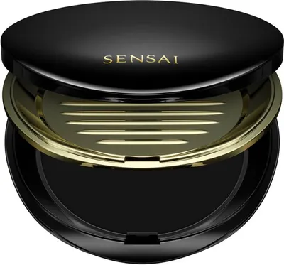 Kuti kompakte për grim SENSAI Total Finish Powder Makeup Case, e zezë - 1