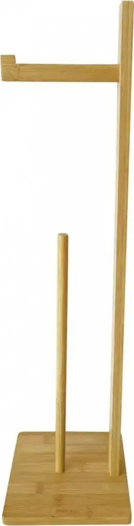 Stendë letre higjienike KingHoff KH-1692, bambu natyrale, për 5 role, kafe