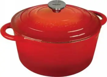 Tenxhere me kapak KingHoff, 24 cm, e kuqe