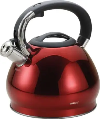 Çajnik KingHoff me bilbil, 3.4L, i kuq