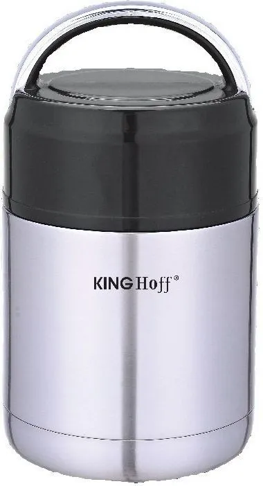 Termos KingHoff, 0.65 l, i argjendtë - 1