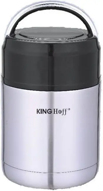 Termos KingHoff, 0.65 l, i argjendtë