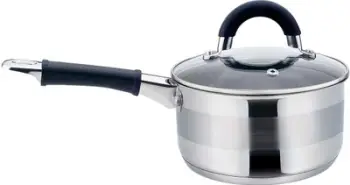 Tigan i thellë KingHoff, 18 cm, 2 l, i argjendtë