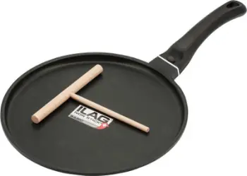 Tigan për krepa KingHoff ILAG Basic, 26cm, i zi