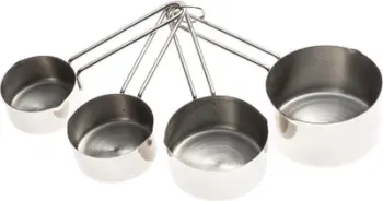 Kupë matëse KingHoff, 60 x 80 x 125 x 250 ml, e argjendtë