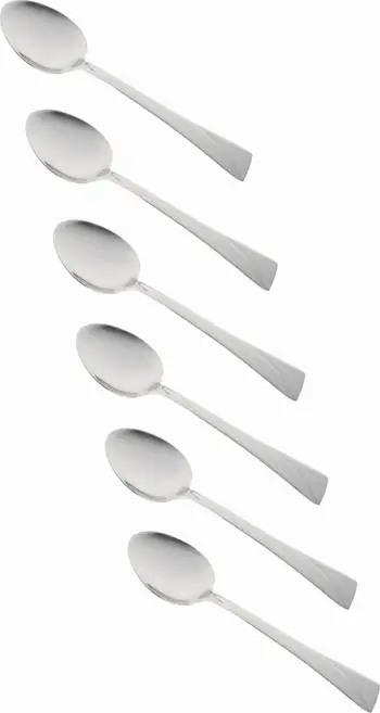 Set lugë darke KingHoff KH-1436, 6 copë, çelik inox, me shkëlqim
