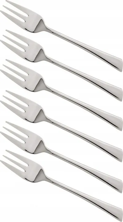 Set pirunësh ëmbëlsirash KingHoff KH-1442, 6 copë, çelik inox, argjendtë - 2