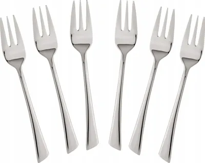 Set pirunësh ëmbëlsirash KingHoff KH-1442, 6 copë, çelik inox, argjendtë - 4