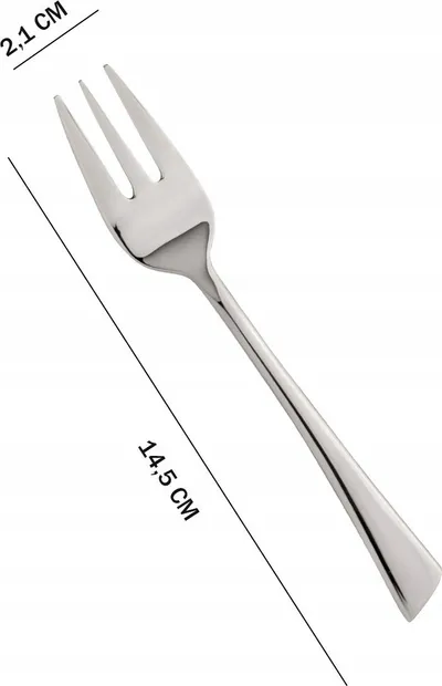 Set pirunësh ëmbëlsirash KingHoff KH-1442, 6 copë, çelik inox, argjendtë - 5