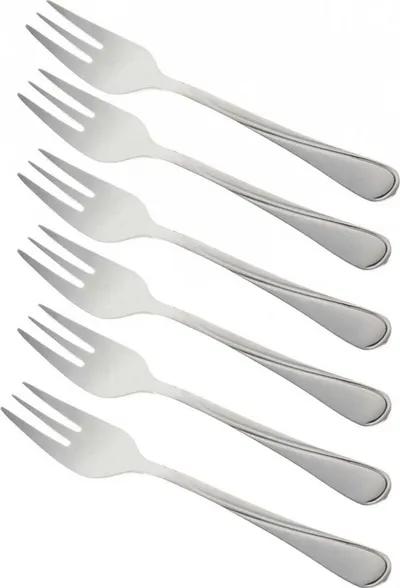 Set pirunash për tortë KingHoff, 6 copë, të argjendtë - 1