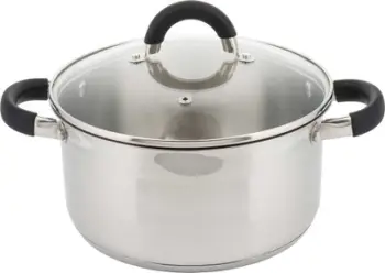 Tenxhere KingHoff, 12cm, 0.5L, e argjendtë