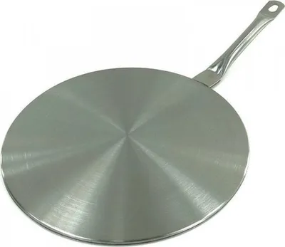 Disk adaptues për soba me induksion KingHoff KH-1697, 14.5 cm, çelik ferromagnetik, argjendtë - 1